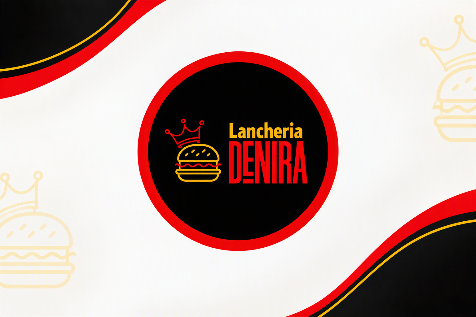Banner de Lancheria da Denira