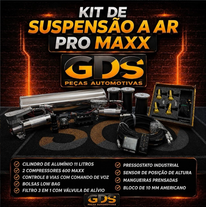 Kit de Suspensão a Ar Pro MAXX